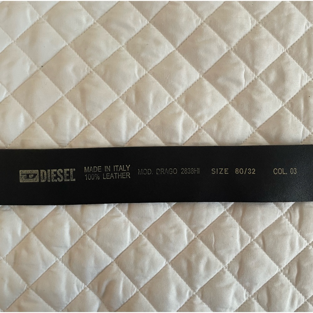 100% leather Diesel MOD. 2838HI belt